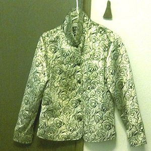 Gold rose patterned jacket